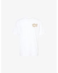 BBCICECREAM - Script Logo Crewneck Cotton-Jersey T-Shirt - Lyst
