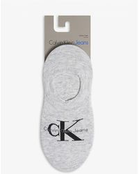 Calvin Klein - Logo Cotton-blend Liner Socks - Lyst