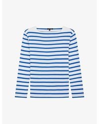Soeur - Katy Stripe Cotton T-Shirt - Lyst