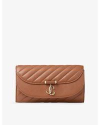 Jimmy Choo - Curve Leather Wallet Chain - Lyst