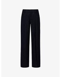 Peachy Den - Bardot Pleat Stretch-Woven Trousers - Lyst