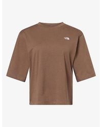 The North Face - Logo-Embroidered Boxy-Fit Cotton T-Shirt - Lyst