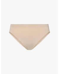 Hanro - Touch Feeling Mid-Rise Stretch-Woven Briefs - Lyst