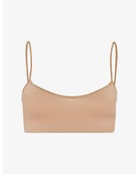 Hanro - Touch Feeling Cropped Stretch-Jersey Bra - Lyst