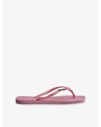 Havaianas - Slim Square-Toe Rubber Flip Flops - Lyst