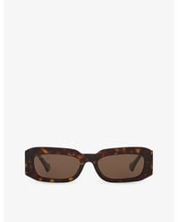 Gucci - Gc002108 gg1426s Rectangle-frame Acetate Sunglasses - Lyst