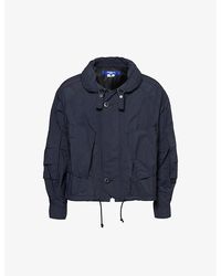 Junya Watanabe - Concealed-hood Relaxed-fit Woven Jacket - Lyst
