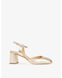 Whistles - Matilda Ankle-Strap Leather Heeled Shoes - Lyst