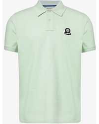 Sandbanks - Brand-patch Crewneck Organic-cotton Polo Shirt Xx - Lyst