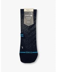 Stance - Run Light Branded-Print Stretch-Woven Socks - Lyst