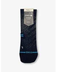 Stance - Run Light Branded-Print Stretch-Woven Socks - Lyst
