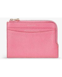 Aspinal of London - Logo-embossed Leather Travel Wallet - Lyst