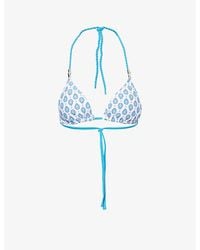 Heidi Klein - Reversible Triangle Bikini Top - Lyst