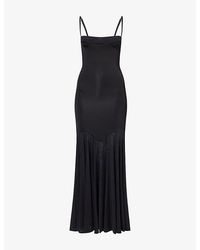 AYA MUSE - Zory Mermaid-Hem Stretch-Jersey Maxi Dress - Lyst