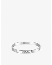 Messika - Move Noa 18Ct And 0.15Ct Diamond Bangle Bracelet - Lyst