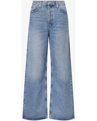 Agolde - baggy Wide-leg Organic Cotton-blend Denim Jeans - Lyst