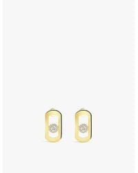 Messika - So Move 18Ct And 0.23Ct Diamond Earrings - Lyst
