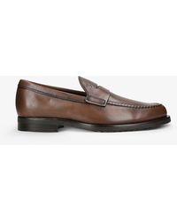 Tod's - Formal Gomma Penny-strap Leather Loafers - Lyst