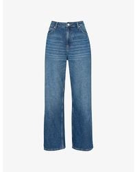 Whistles - Straight Full-Length Denim Jeans - Lyst
