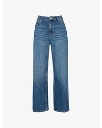 Whistles - Straight Full-Length Denim Jeans - Lyst