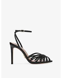 Steve Madden - Mizuna Faux-Leather Heeled Sandals - Lyst