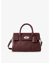 Mulberry - Bayswater Satchel Small Leather Top-Handle Bag - Lyst