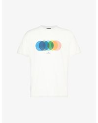 PS by Paul Smith - Circles Graphic-print Cotton-jersey T-shirt - Lyst