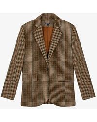 Soeur - Sevres Welt-pocket Oversized-fit Wool Jacket - Lyst