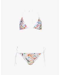 Missoni - Reversible Triangle Bikini Set - Lyst