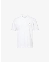 Lacoste - Classic-Fit Logo-Embroidered Cotton Polo Shirt - Lyst