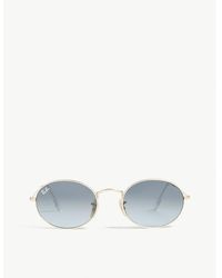 Ray-Ban - Rb3547 Metal Oval-frame Sunglasses - Lyst