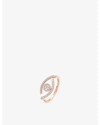 Messika - Lucky Eye 18Ct- And 0.22Ct Diamond Ring - Lyst