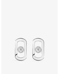 Messika - So Move 18Ct And 0.23Ct Diamond Earrings - Lyst