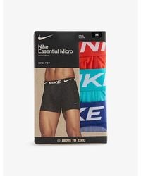 Nike - Essentials Micro Dri-Fit Pack-Of-Three Stretch-Woven Trunks - Lyst