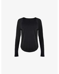 Sweaty Betty - Breathe Easy Running Long-Sleeve Stretch-Woven Top - Lyst