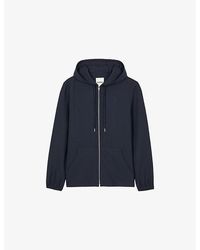 Sandro - Zip Tech-Knit Jersey Hoody - Lyst
