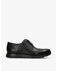 Cole Haan - Grand Wing Leather Derby Shoes - Lyst