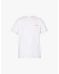 Carhartt - American Script Logo-Embroidered Cotton-Jersey T-Shirt - Lyst