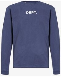 GALLERY DEPT. - Logo-print Long-sleeved Cotton-jersey T-shirt X - Lyst
