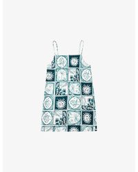 Ro&zo - Zodiac-Print Longline Camisole Top - Lyst