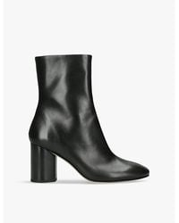 Aeyde - Alena Heeled Leather Ankle Boots - Lyst