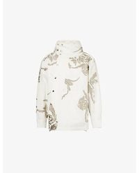 Dries Van Noten - Funnel-Neck Embroidered Regular-Fit Cotton Jacket - Lyst