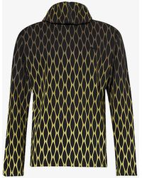 Kusikohc - Chain-print Hooded Long-sleeved Cotton-jersey T-shirt - Lyst