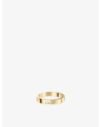 Cartier - C De 3Mm 18Ct- Wedding Ring - Lyst