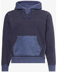 RRL - Contrast-panel Relaxed-fit Cotton Hoody - Lyst