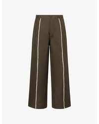 Kartik Research - Rabari Sultan Embroidered Wool Trousers - Lyst