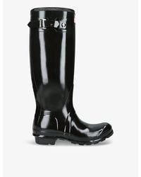 HUNTER - Original Gloss Rubber Wellington Boots - Lyst