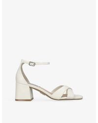 Steve Madden - Fergie 287 Heeled Faux-Leather Sandals - Lyst