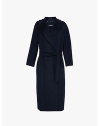 Max Mara - Poldo Wrap-Over Wool Coat - Lyst