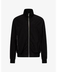 Rick Owens - Funnel Neck Slip-Pocket Cotton Jacket - Lyst